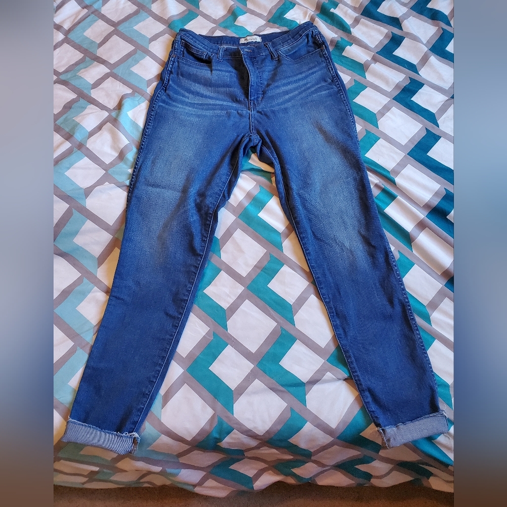 Tall 10" High-Rise Roadtripper Jeans in Waterford Wash: Raw-Hem Edition